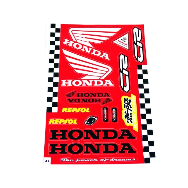 Matrica klt. nagy HONDA  /MAGAS KOPÁSÁLLÓSÁGÚ/