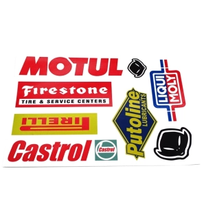 Matrica klt. MOTUL / PIRELLI / CASTROL / PUTOLINE 