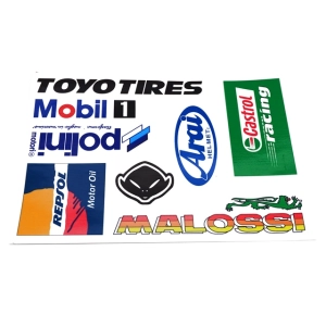 Matrica klt. MALOSSI / TOYO / REPSOL / POLINI 