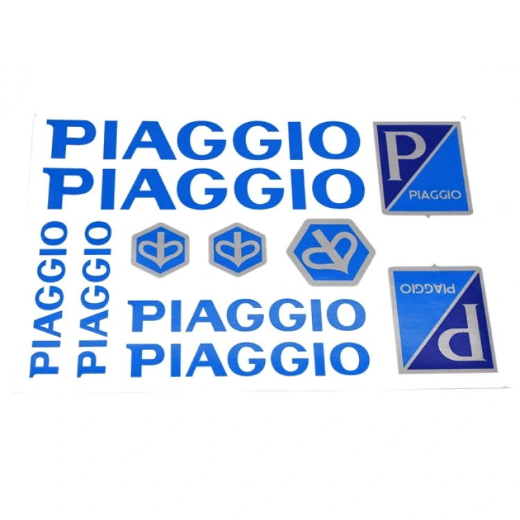 Matrica klt. PIAGGIO kék