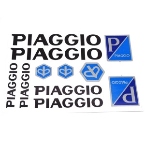 Matrica klt. PIAGGIO fekete