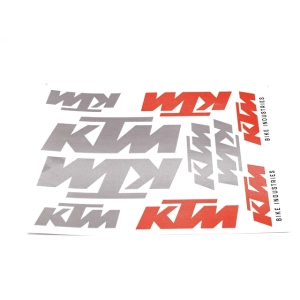 Matrica klt. KTM ezüst 