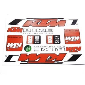 Matrica klt. KTM narancs kicsi