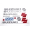Matrica klt. SUZUKI ezüst