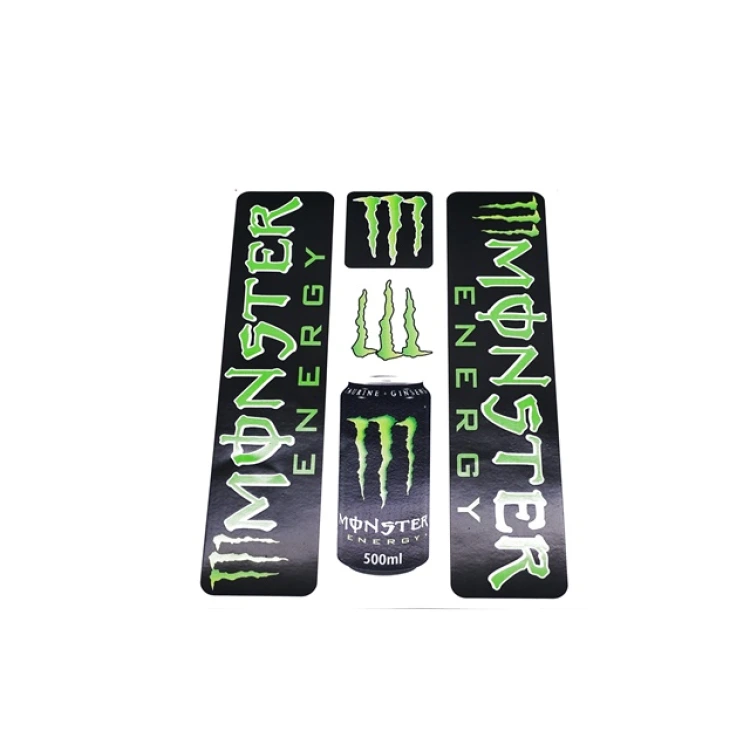 Matrica klt. MONSTER fekete-zöld