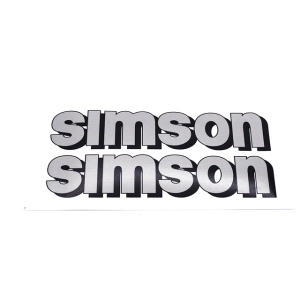 Matrica pár benzintankra ezüst SIMSON S51-S50