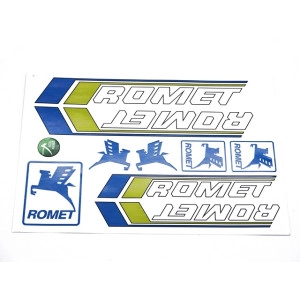 Matrica klt. ROMET KADETT / PONY kék-fehér