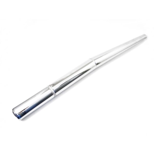 Kipufogó dob krómozott MZ ETZ-125-150  /EREDETI FORMA/ 