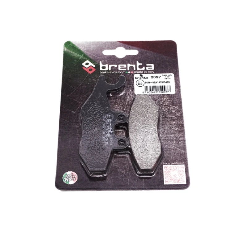 Tárcsafék betét garnitúra 96,8X41,2X9  X9 BRENTA PIAGGIO X9-250