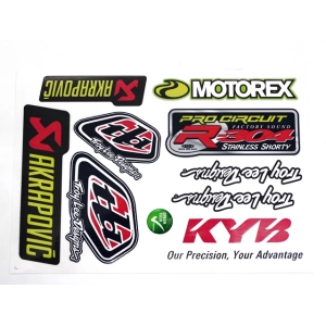 Matrica készlet AKRAPOVIC (kicsi)