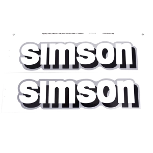 Matrica benzintankra párban SIMSON S51 (Vizes)