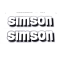 Matrica benzintankra párban SIMSON S51 (Vizes)
