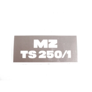 Matrica ülés ajtóra /NEGATÍV/ MZ TS-250/1