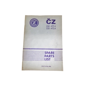 Alkatrész katalógus JAWA CZ 471 / 472-350 angol – eredeti