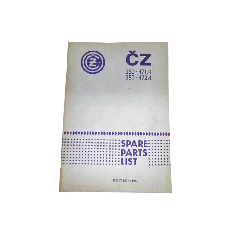 JAWA CZ 471 472-350 alkatrész katalógus angol eredeti