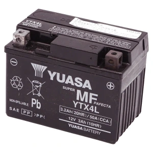 Akkumulátor YTX4L-B (12V 3Ah) száraz Yuasa
