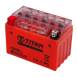 Akkumulátor YTX9-GEL (12V 9Ah 180A) zselés Titan Energy