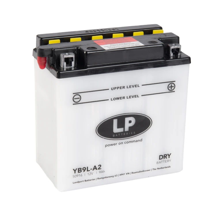YB9L-A2 12V 9Ah Landport folyadékos motor akkumulátor