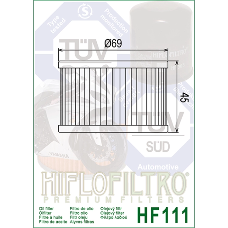 HF 111 Olajszűrő
