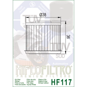 HF 117 Olajszűrő / HIFLOFILTRO /