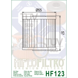 HF 123 Olajszűrő / HIFLOFILTRO /