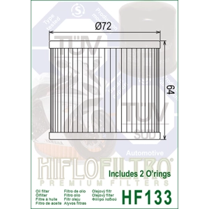 HF 133 Olajszűrő / HIFLOFILTRO /