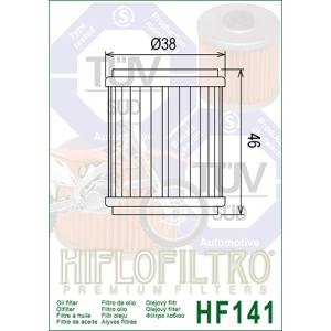 HF 141 Olajszűrő / HIFLOFILTRO /