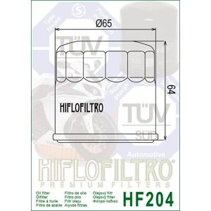 HF 204 Olajszűrő / HIFLOFILTRO /