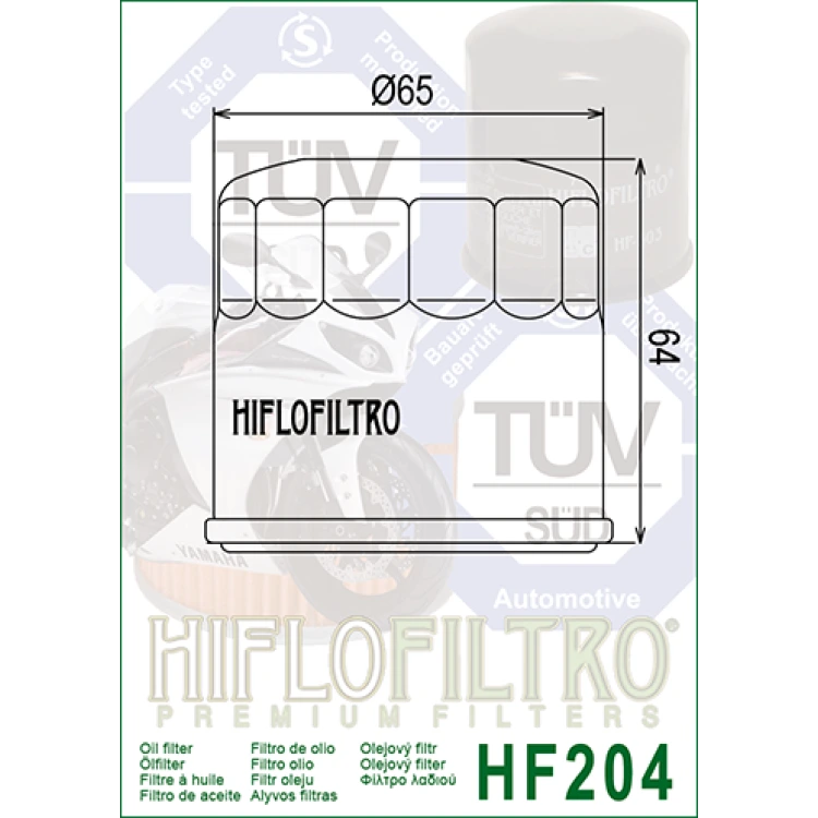 HF 204 Olajszűrő / HIFLOFILTRO /
