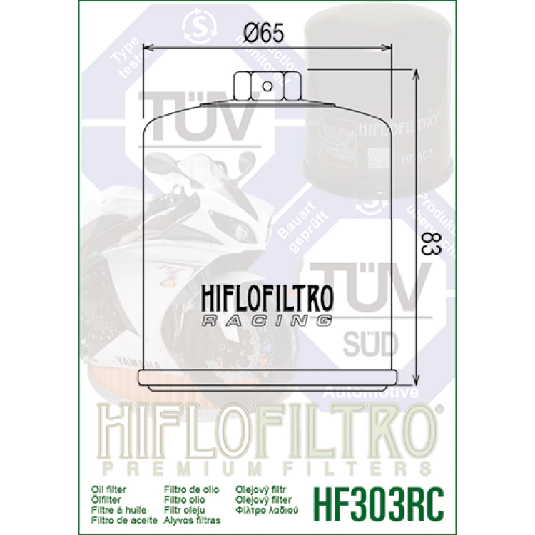 HF 303RC Olajszűrő / HIFLOFILTRO /