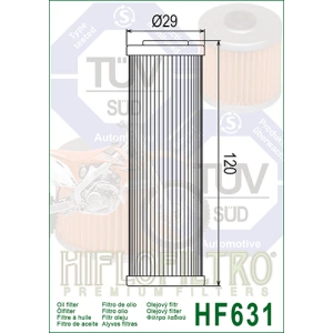 HF 631 Olajszűrő / HIFLOFILTRO /