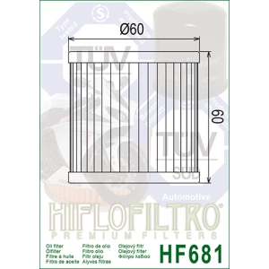 HF 681 Olajszűrő / HIFLOFILTRO /